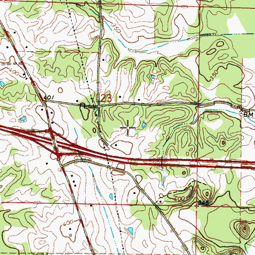Topographic Map of Rose Field, MS