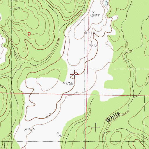 Topographic Map of Mint Julep Airpark, MS
