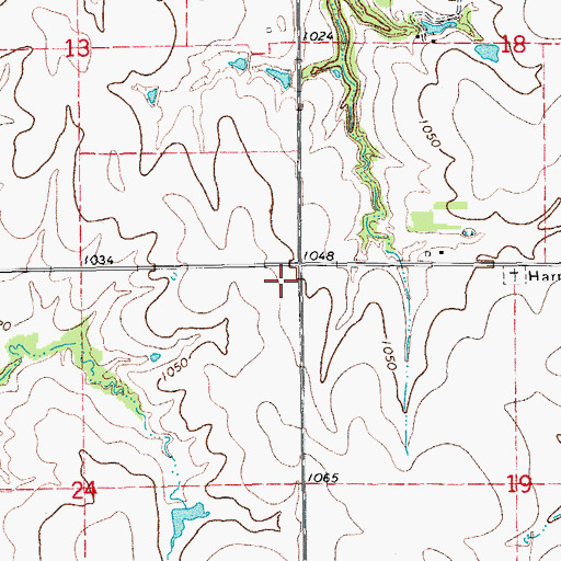 Topographic Map of Hawk Haven Airport, OK