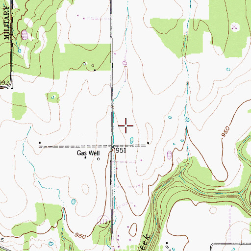 Topographic Map of Windy Tales Airport, TX