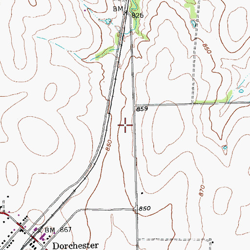 Topographic Map of TXAerosport Aerodrome, TX
