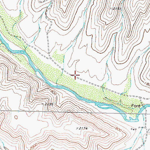 Topographic Map of Tres Ninos Ranch Airport, TX