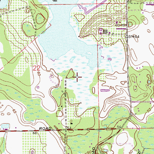 Topographic Map of North Exuma Airport, FL