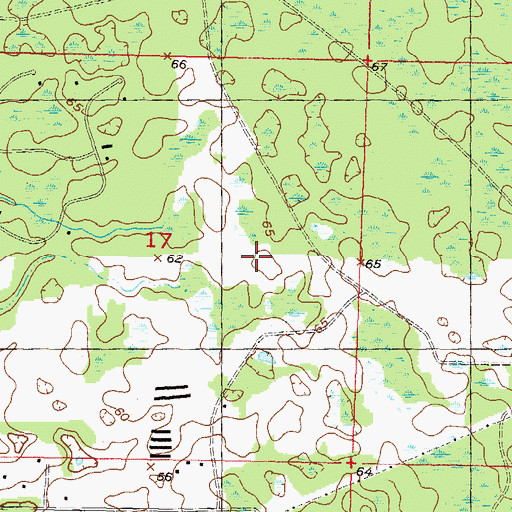 Topographic Map of Lumar Field, FL