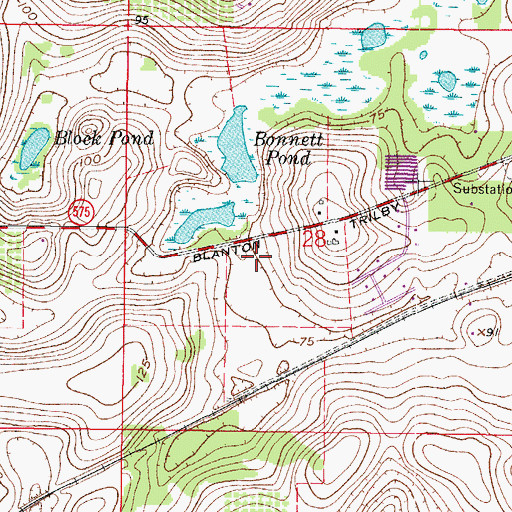 Topographic Map of Cub Haven Airport, FL