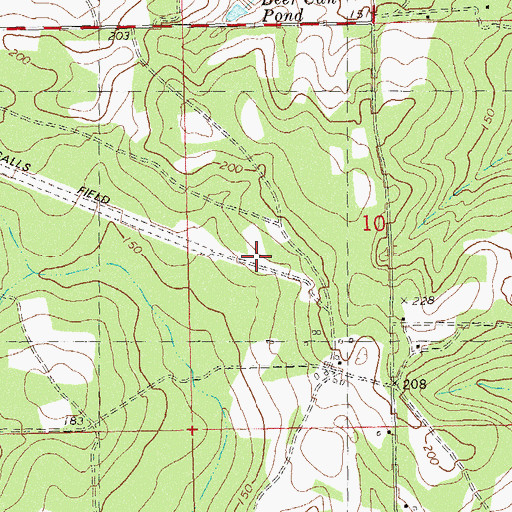 Topographic Map of Ingalls Field, FL