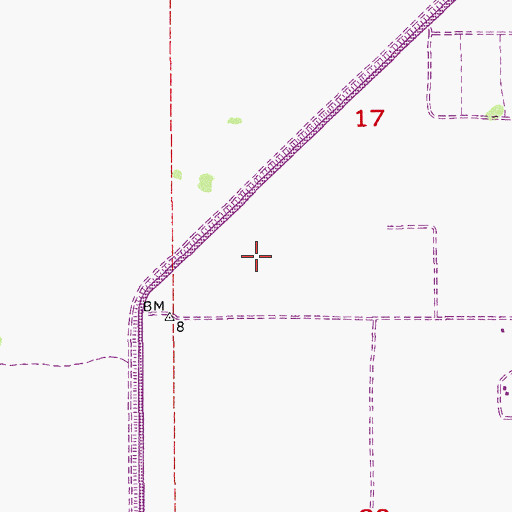 Topographic Map of MJD Airport, FL