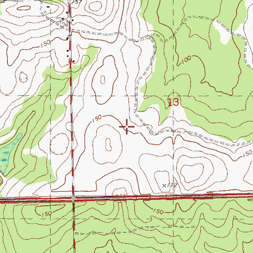 Topographic Map of Angel's Field, FL