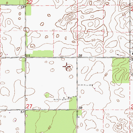 Topographic Map of Country Landings, FL