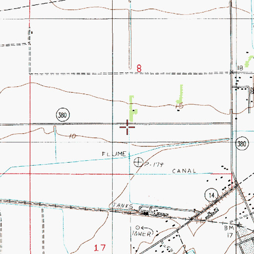 Topographic Map of Lake Air Service, LA