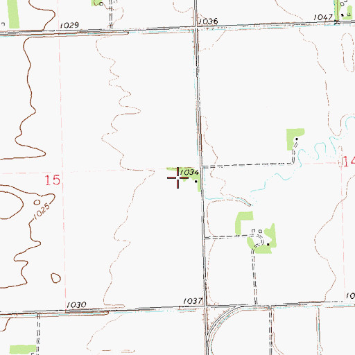 Topographic Map of Carlson Ag Airport, MN