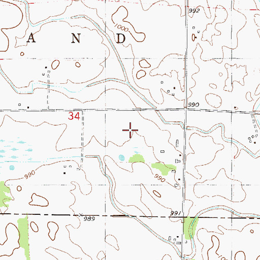 Topographic Map of Schumacher Airport, MN