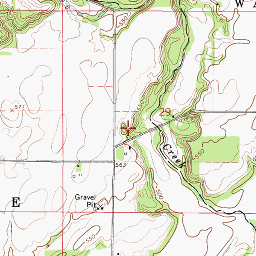 Topographic Map of Gary Johnson Field, IN