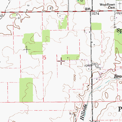 Topographic Map of The Last Resort Airport, IN