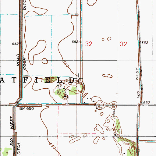 Topographic Map of Flying J Airport (historical), IN