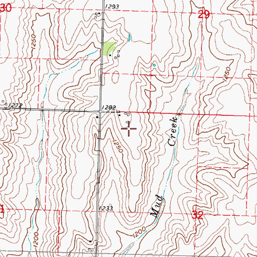 Topographic Map of Volkens Field, IA