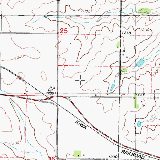 Topographic Map of Jukam's Landing, IA
