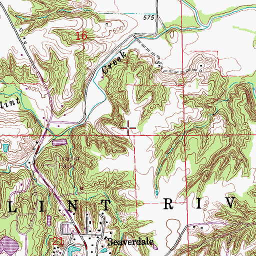 Topographic Map of Ancam Antique Airfield, IA