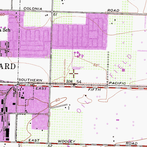 Topographic Map of Calvary Chapel Oxnard, CA