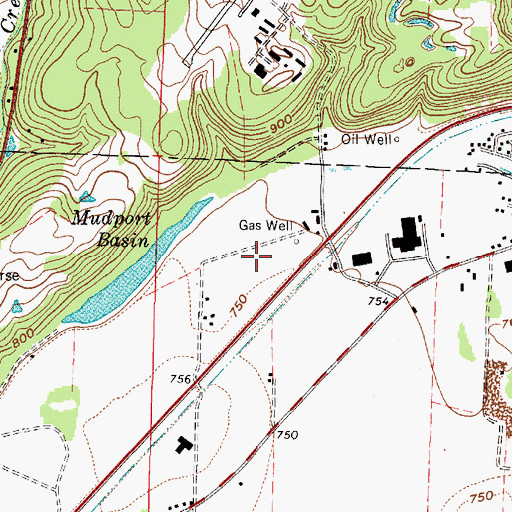 Topographic Map of Coshocton Christian Tabernacle, OH