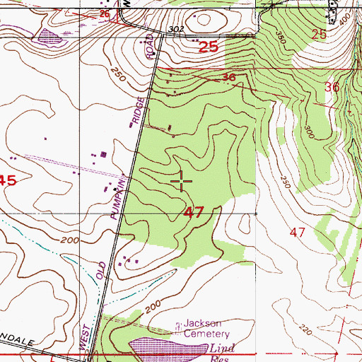 Topographic Map of Witch Hollow Golf Course, OR