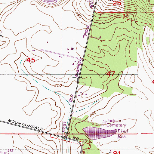 Topographic Map of Pumpkin Ridge Golf Club, OR