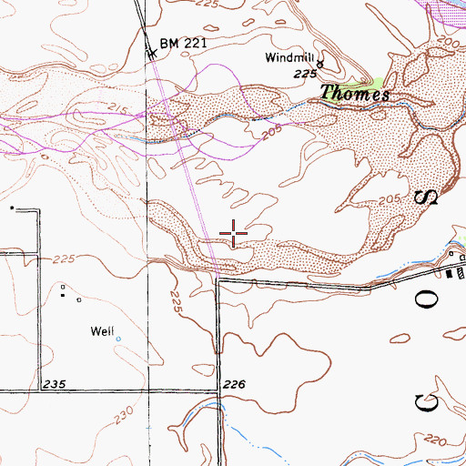 Topographic Map of Doyle Pit Number 17, CA