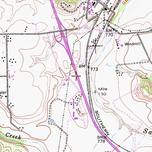 Topographic Map of Dirtman Pit, CA