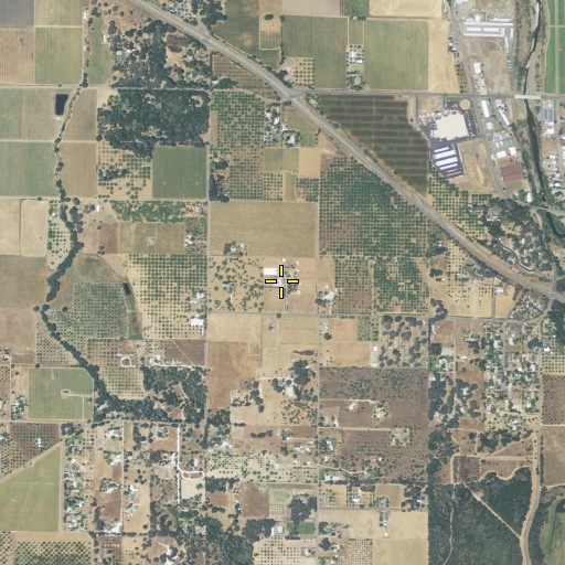 Aerial/Satellite Image of M-Square Farms, CA