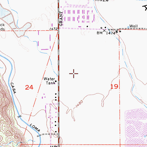 Topographic Map of Hidden Villa Ranch, CA
