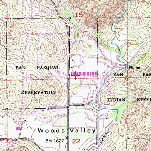 Topographic Map of Armstrong Egg Farms, CA
