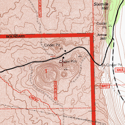 Topographic Map of Fall River Quarry B, CA