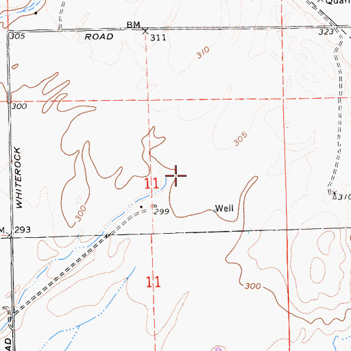 Topographic Map of Flintkote Pit, CA