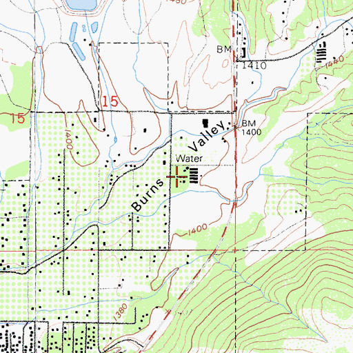 Topographic Map of Hrutky Egg Ranch, CA
