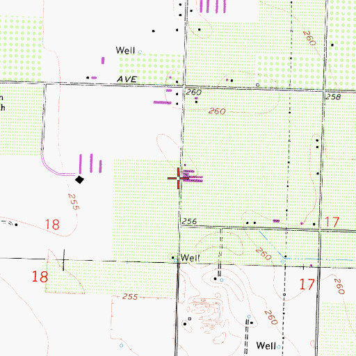 Topographic Map of Belt Hatchery, CA