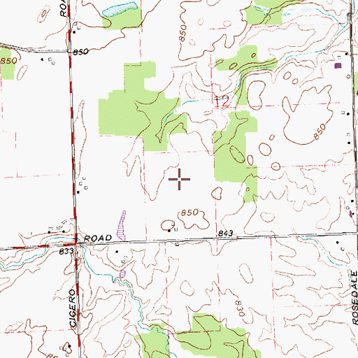 Topographic Map of Appel Farm, OH