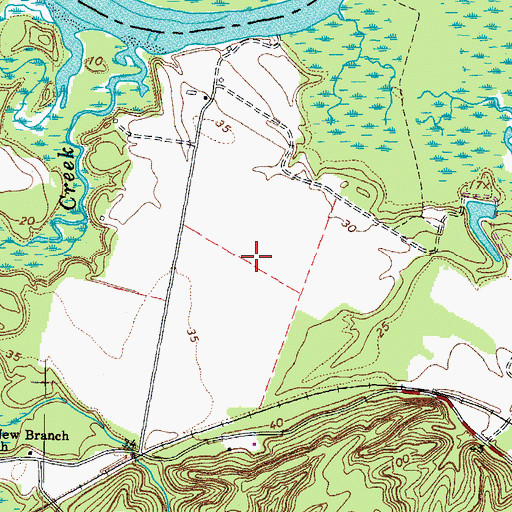 Topographic Map of Castle Farm, VA