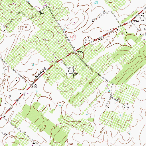 Topographic Map of Marker-Miller Orchards, VA