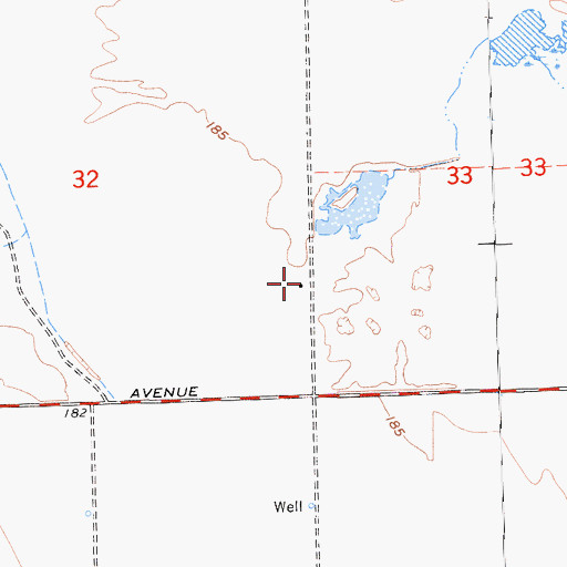 Topographic Map of American Avenue Landfill, CA