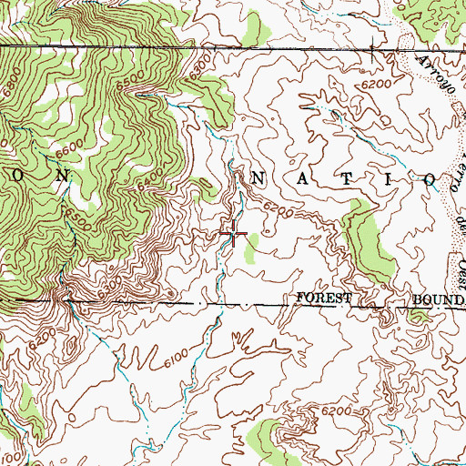 Topographic Map of Sierra Negra Tank, NM