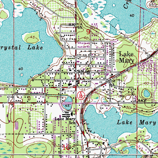 Topographic Map of LifePoint Christian Church, FL