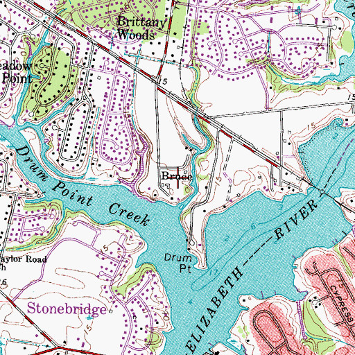 Topographic Map of Lilley Farms and Nursery, VA
