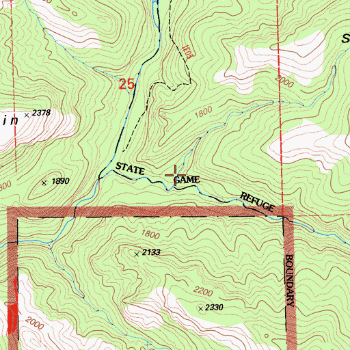 Topographic Map of Stone Corral Hollow, CA