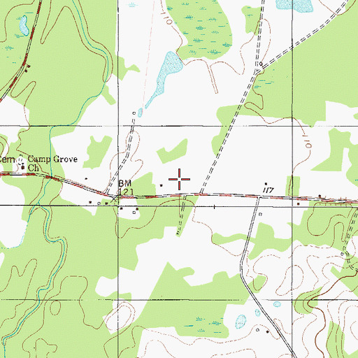 Topographic Map of Resource, GA