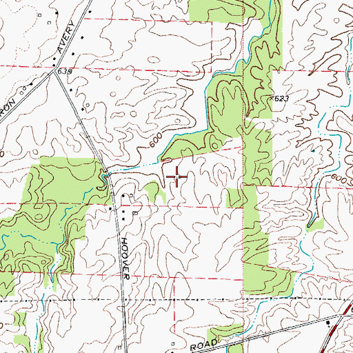 Topographic Map of Erie County Sanitary Landfill, OH