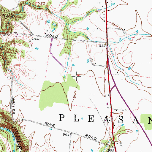Topographic Map of Brown County Sanitary Landfill, OH