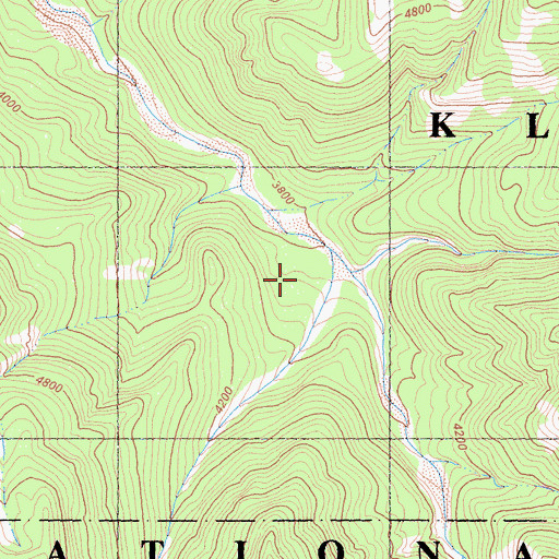 Topographic Map of Stones Valley, CA