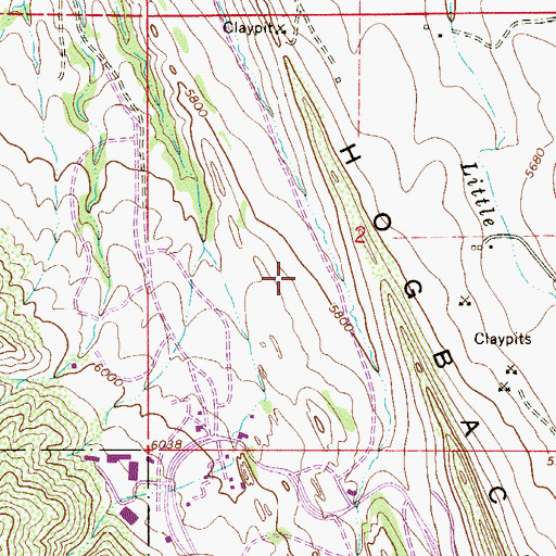 Topographic Map of Roxborough, CO