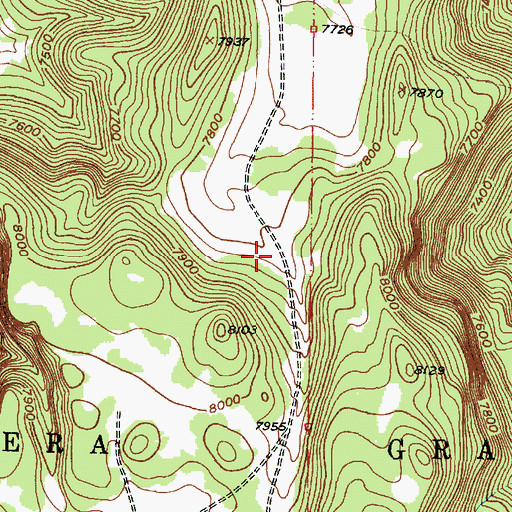 Topographic Map of North Sundown Tank, NM