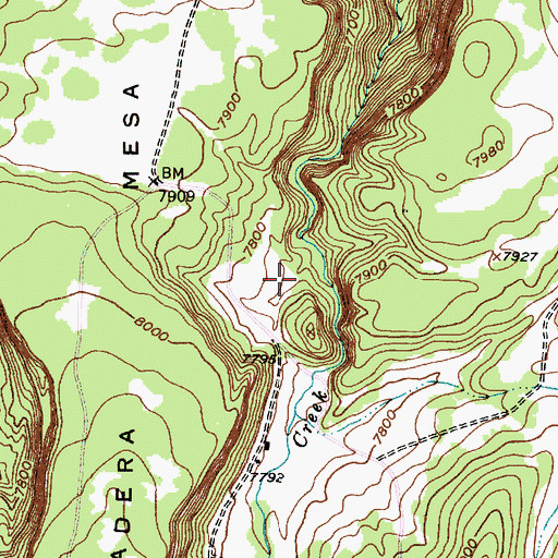 Topographic Map of Polvadera Tank, NM
